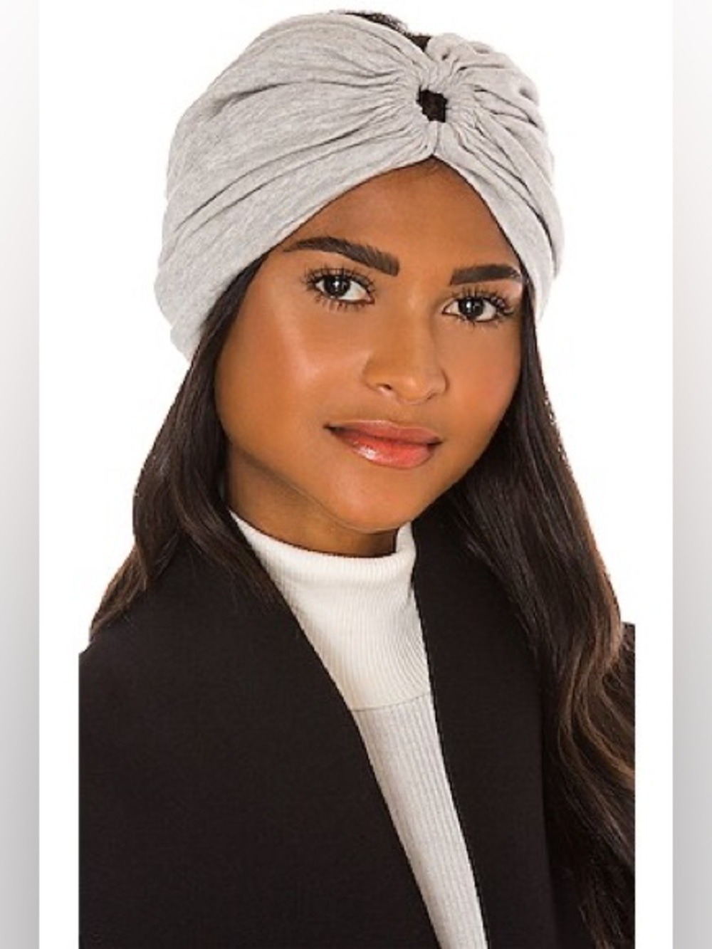 Norma Kamali Turban Heather Grey One Size NWT Head Wrap